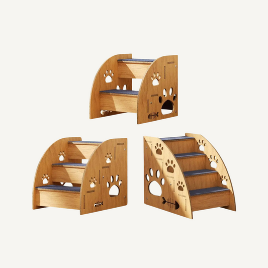 Wooden Portable Pet Stairs
