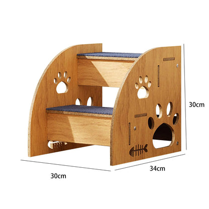Wooden Portable Pet Stairs